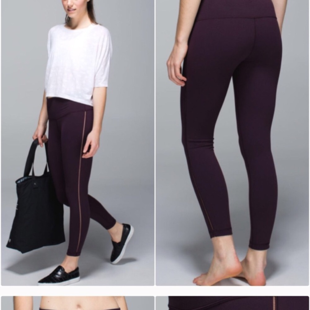 Lululemon High Times Pant Black Cherry